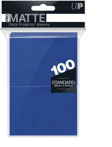 100ct Pro-Matte Blue Standard Deck Protectors