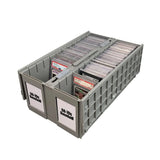 BCW Graded Collectible 2 Row Card Bin Gray