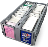 BCW 1600 ct 2 Row Collectible Card Bin Gray