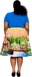 Loungefly Disney Stitch Shoppe Snow White: Smile and a Song Sandy Skirt M-Medium
