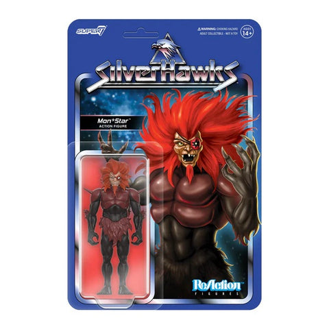 Mon*Star Silverhawks Super7 Reaction Action Figure