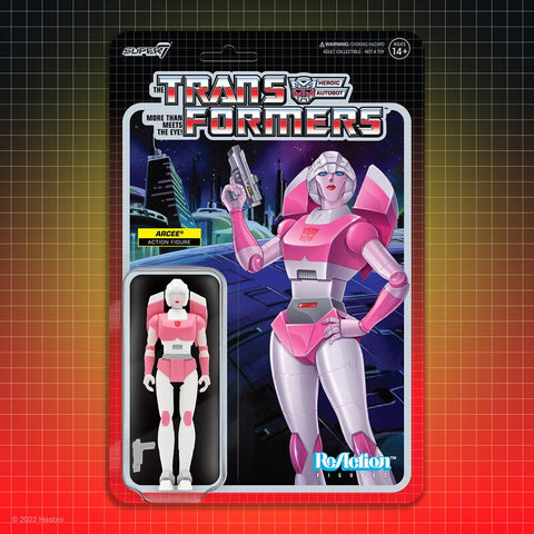 Arcee Transformers Super 7 Reaction Figures 3.75in