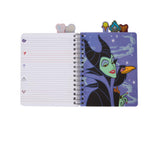 Loungefly Disney Villains Iridescent All-Over Print Stationery Spiral Tab Journal