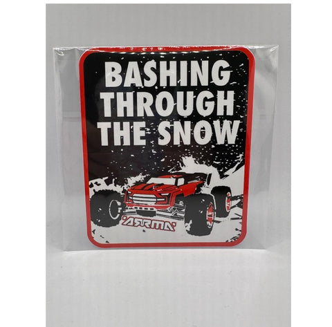ARRMA Bashing Through The Snow Sticker ARA-2512