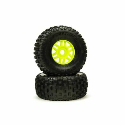 ARRMA ARA550068 1/8 dBoots Fortress Front/Rear Wheels Tires 17mm Green