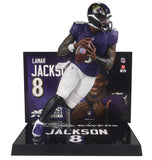 Lamar Jackson Baltimore Ravens NFL Mcfarlane Legacy Chase Figure