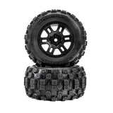 Pro-Line Racing PRO1024610 Badlands Front/Rear Tires MTD 12mm Black Split Six (2) ARRMA MINI KRATON