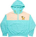 Loungefly Lion King Simba Windbreaker Half-Zip Hoodie 3X