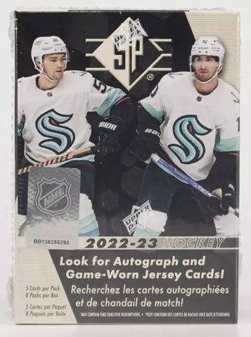 2022-23 Upper Deck SP Authentic Hockey Blaster Box