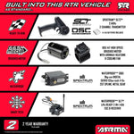 ARRMA 1/8 ARA4206V4T1 Typhon 4X4 MEGA 665 Brushed Buggy Blue