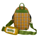 Loungefly Pluto 95th Anniversary Plaid Sling Crossbody Bag with Coin Bag