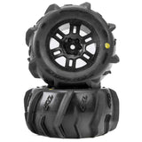 Pro-Line PRO1031210 1/16 Dumont F/R MT Tires Black Split Six (2) ARRMA MINI KRATON
