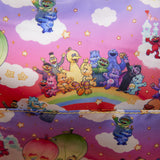 Loungefly Care Bears x Sesame Street Denim Mini Backpack with Coin Bag