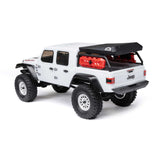 Axial AXI00005V2T4  1/24 SCX24 Jeep JT Gladiator 4WD Rock Crawler Brushed RTR, White