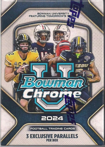 2024 Bowman Chrome U Football Blaster Box