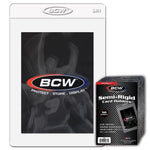 BCW #1 Semi Rigid Card Holders 4 pack 3 5/16x4 7/16 ( 50 per pack)