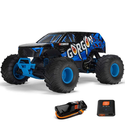 ARRMA GORGON ARA3230ST5 2 Wheel Drive MT 1/10th RTR Blue Battery & Charger