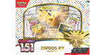 Pokemon Scarlet & Voilet 151 Zapdos Ex Box