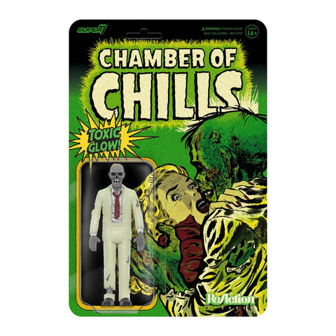 Heartless Zombie Chamber of Chills Pre-Code Toxic Glow Super7 Reaction Figure