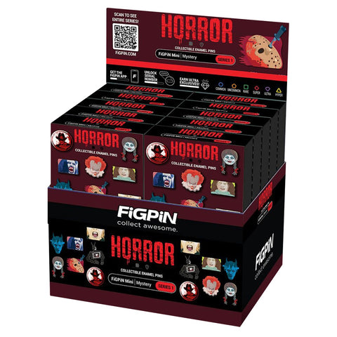 FiGPiN Horror Series 1 FiGPiN Mystery Mini Box of 10