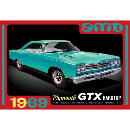 1/25 1969 Plymouth GTX Hardtop AMT Model Kit
