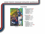 2025 Topps Chrome Baseball Update Blaster Box
