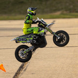 Losi LOS-2310 Promoto-SM Supermoto Green Motorcycle 1/4 Combo