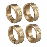 Hot Racing HRASXTY155H Brass 3.3g Wheel Weights, 1/30 Axial SCX30