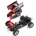 Losi LOS-2359 22S Sprint Car 2wd w/ Battery & Charger Red 1/10