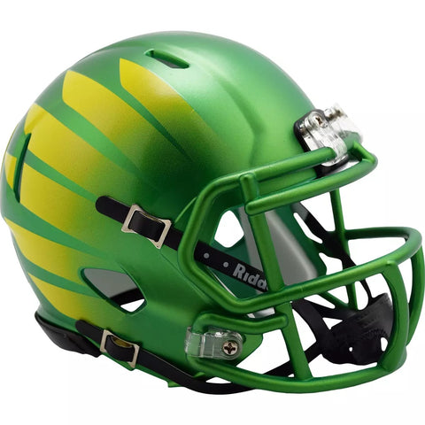 Oregon Ducks Alternate Green Wings Riddell Mini Helmet