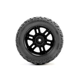 Pro-Line Racing PRO1034610 Jaeger Front/Rear MT Tires MTD 12mm Black Split Six (2) ARRMA MINI KRATON
