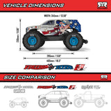ARRMA GORGON ARA3530SFFT1 223s 2 Wheel Drive MT 1/10th RTR Freedom Flyer
