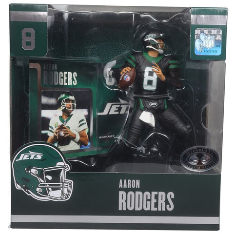 Aaron Rodgers New York Jets NFL Mcfarlane Legacy Chase Figure