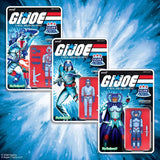 Cobra 3 Pk Glow Patrol Blue G.I. Joe Super 7 Reaction Action Figure