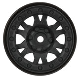 Pro-Line PRO276903  Impulse F/R Rock Crawler Wheels (2) Black
