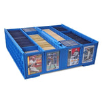 BCW 3200 ct 4 Row Collectible Card Bin Blue