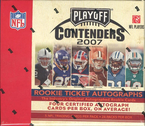 2007 Playoff Contenders Football Hobby Box