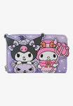 Loungefly Sanrio Kuromi Pumpkin Glow In The Dark Zip Around Wallet