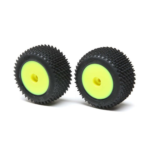 Losi Step Pin Mounted Rear Tires Yellow (2) Mini-T 2.0 LOS41009