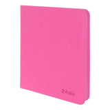 BCW Gaming Z-FOLIO 12-Pocket LX Album Pink Holds 480 Cards Zipper Closure