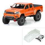 Pro-Line Racing 356800 2015 Toyota Tacoma TRD Clear Body 12.3 crawlers