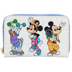 Loungefly Disney Mousercise Zip Around Wallet