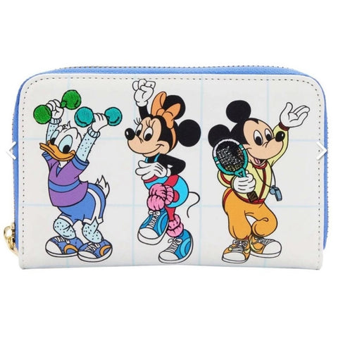 Loungefly Disney Mousercise Zip Around Wallet