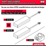 Arrma ARA3505T1 1/10 VORTEKS 223S DSC 2WD RTR Brushless Stadium Truck Yellow