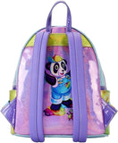 Loungefly Lisa Frank Color Block Mini Backpack Double Strap Shoulder Bag Purse