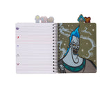 Loungefly Disney Villains Iridescent All-Over Print Stationery Spiral Tab Journal