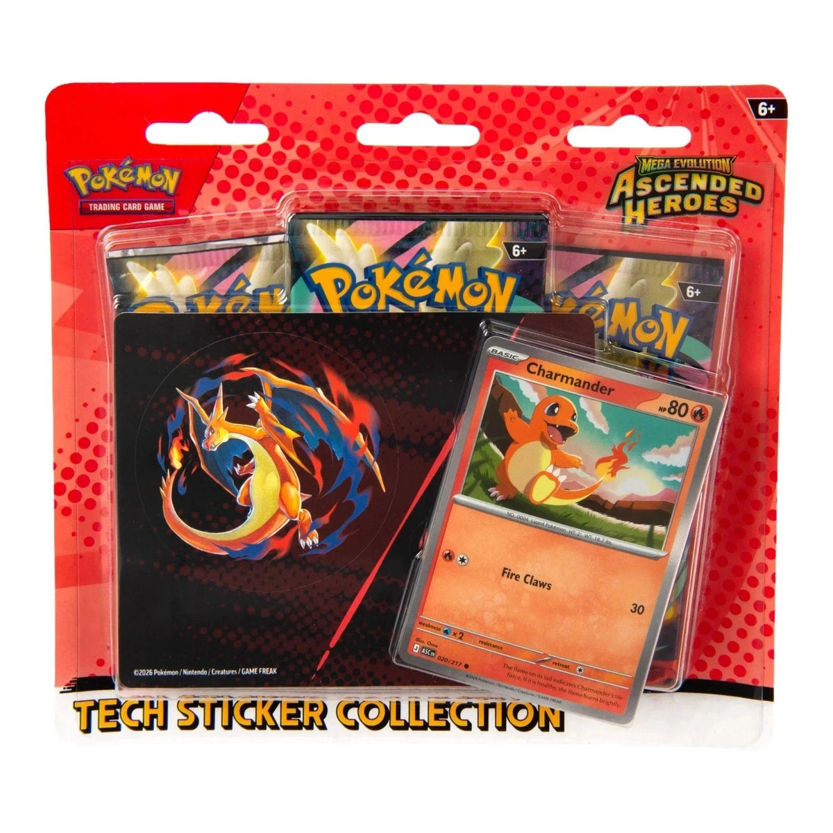 Pokemon Mega Evolutions Ascended Heroes Tech Sticker Collection 1 Rand ...