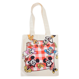 Loungefly Disney Mickey And Friends Picnic Canvas Tote