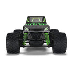 Arrma ARA2137T2 Quake Grom 1/16 Brushed 4X4 Truck RTR Battery Charger Green