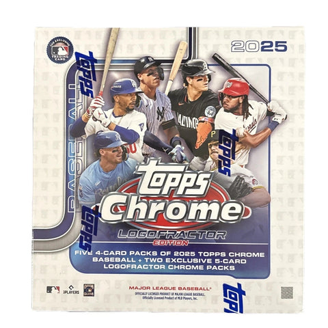 2025 Topps Chrome Logofractor Baseball Hobby Box